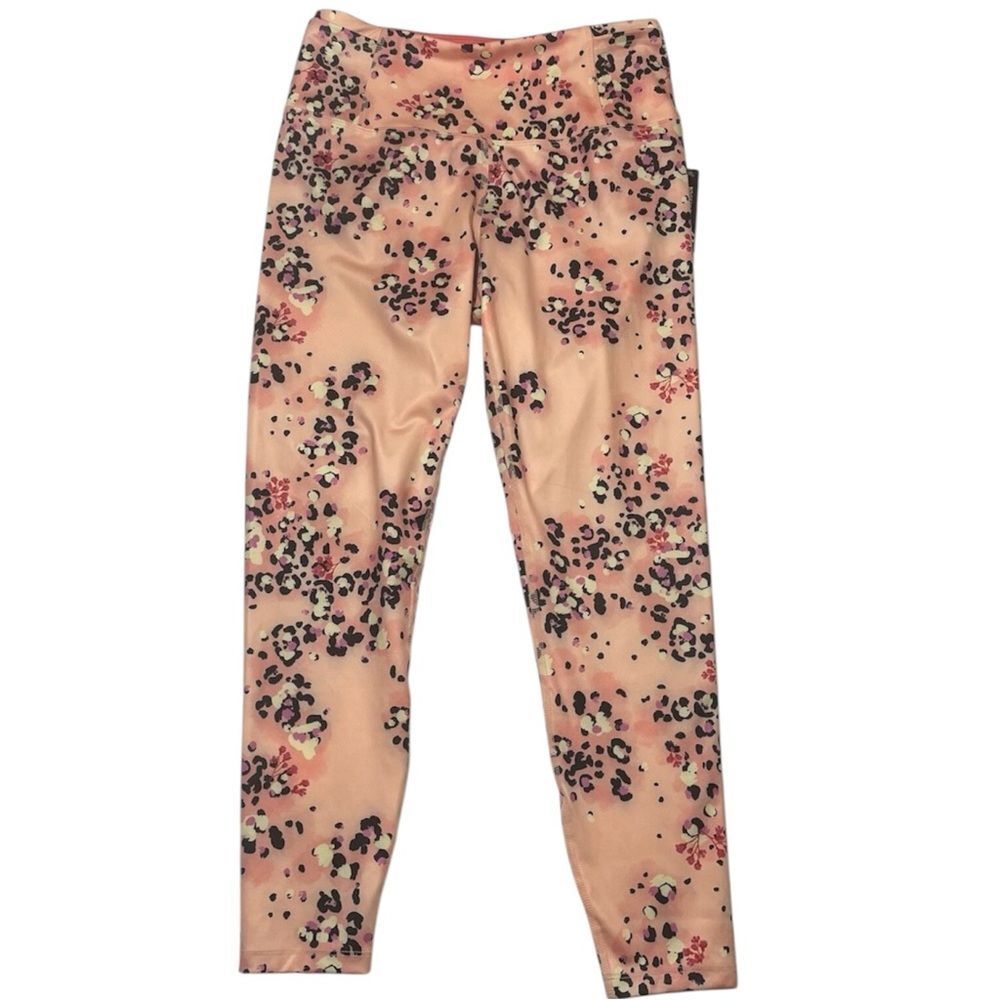 Nanette Lepore Women’s Peach Leopard Print Leggings